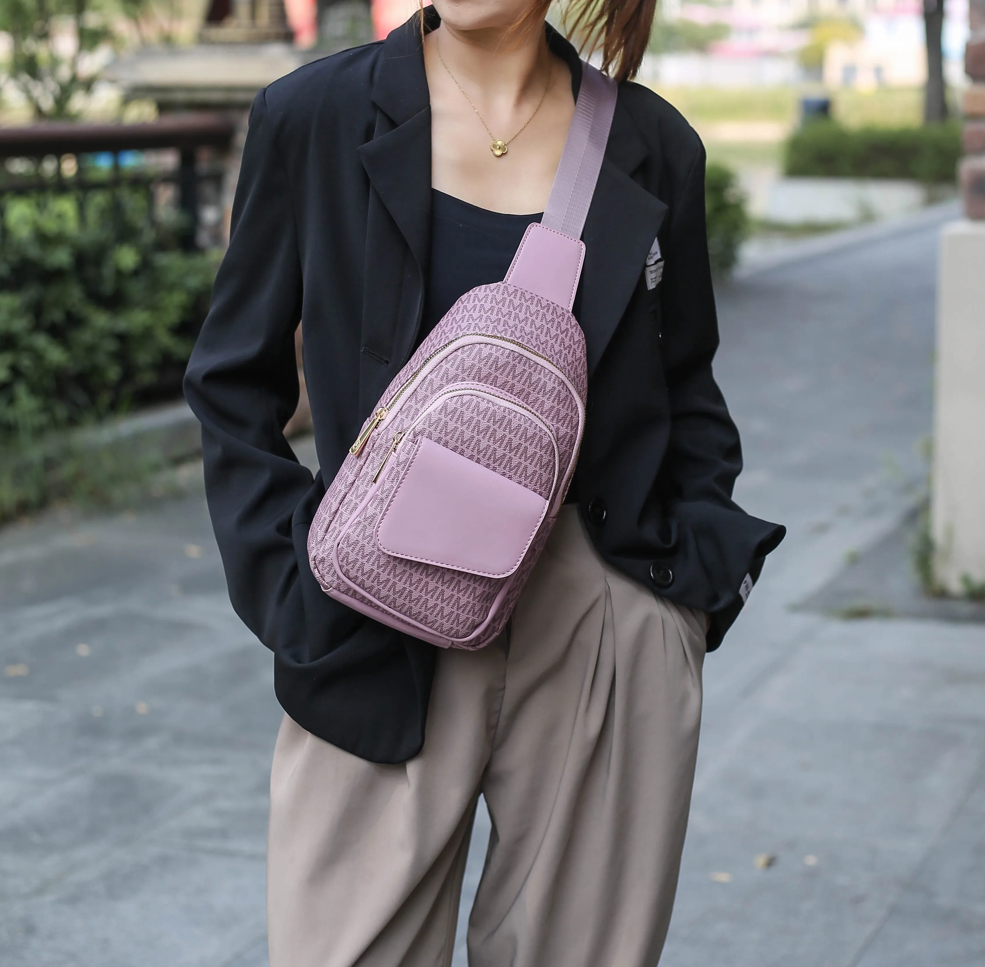 MKF Collection Women's Kace Signature Sling Bag sold by Zulily product image thumbnail 2