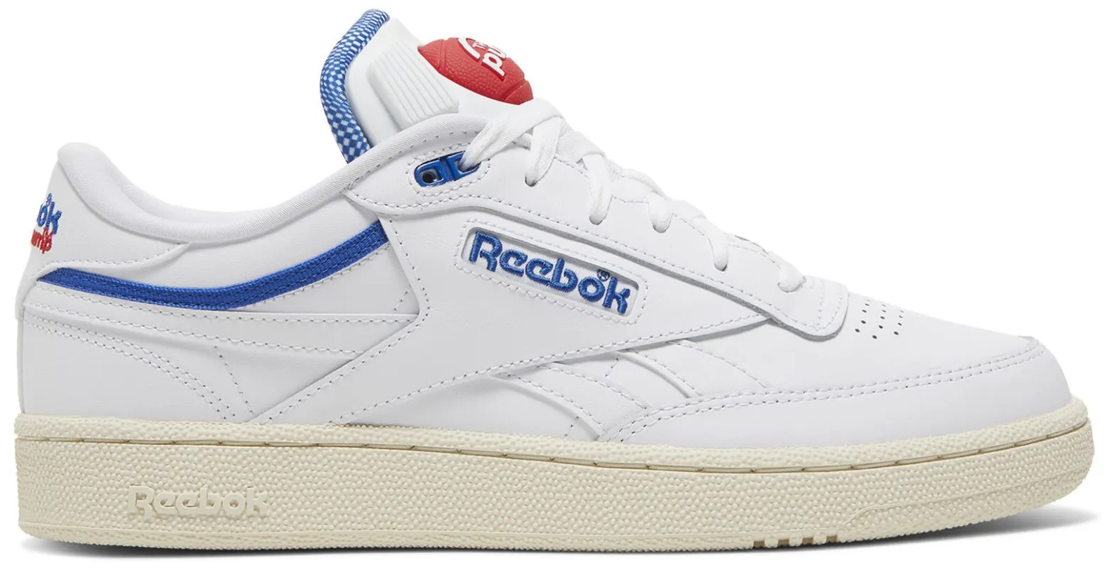 Reebok Men's Club C 85 Pump Shoes - Ftwwht/Clawht/Vecblu sold by Zulily