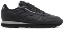 Reebok Men's Classic Leather Shoes - Cblack/Pugry4/Cblack sold by Zulily