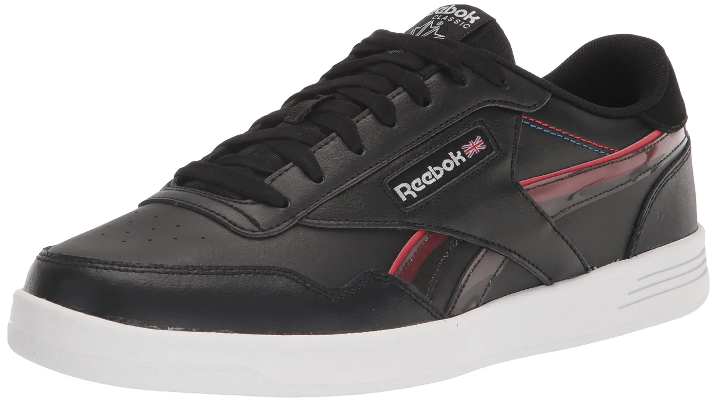 Reebok Men's Club Memt Shoes - Cblack/Ftwwht/Vecred sold by Zulily