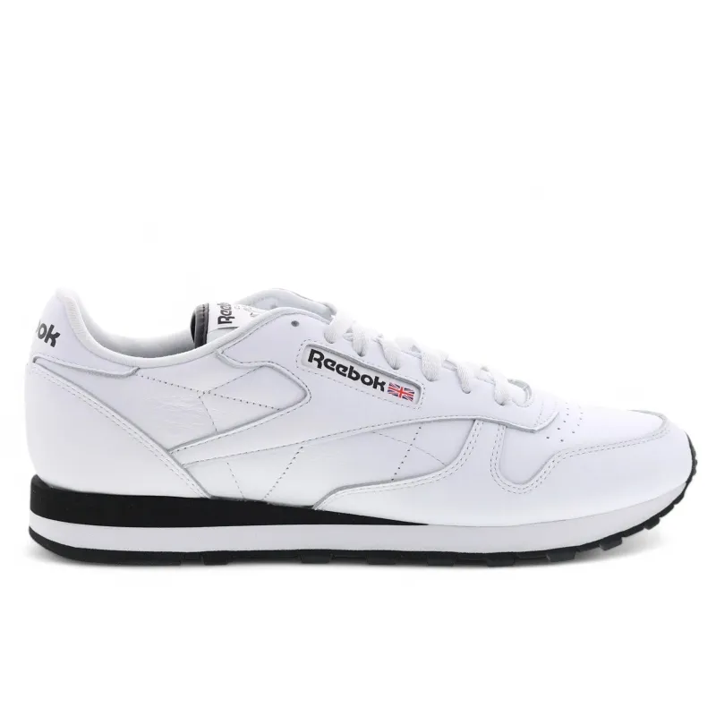 Reebok Men's Classic Leather Shoes - Ftwwht/Cblack/Ftwwht sold by Zulily