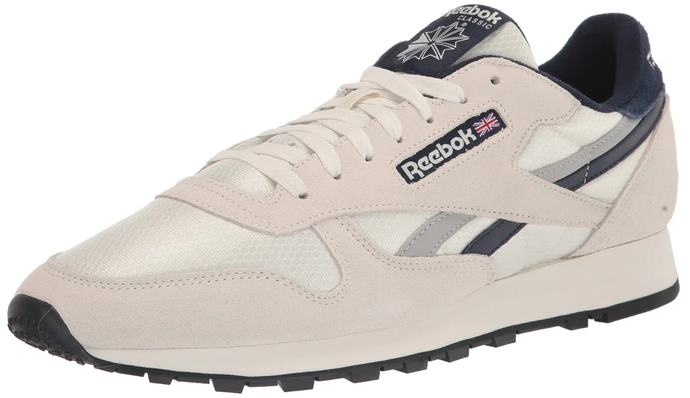 Reebok Men's Classic Leather Shoes - Chalk/Vecnav/Cblack sold by Zulily
