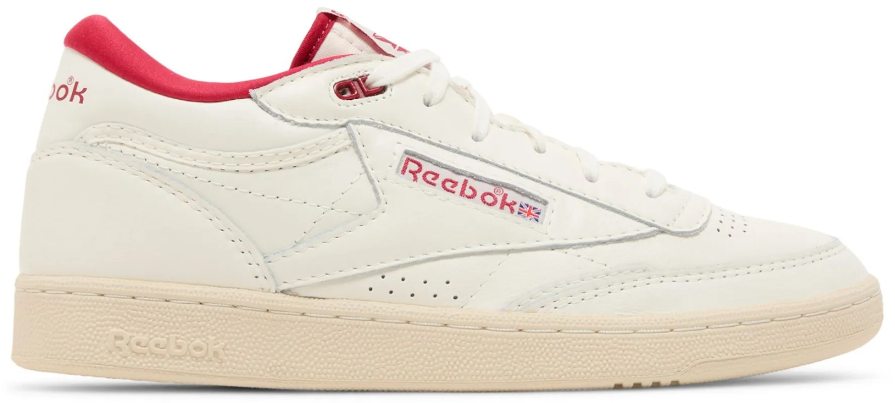 Reebok Men's Club C Mid II Vintage Shoes - Chalk/Alabas/Flasrd made by Reebok