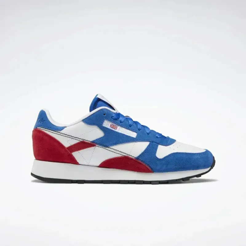 Reebok Men's Classic Leather Vebl Shoes - Veblu/Ftwrwh/Verd sold by Zulily