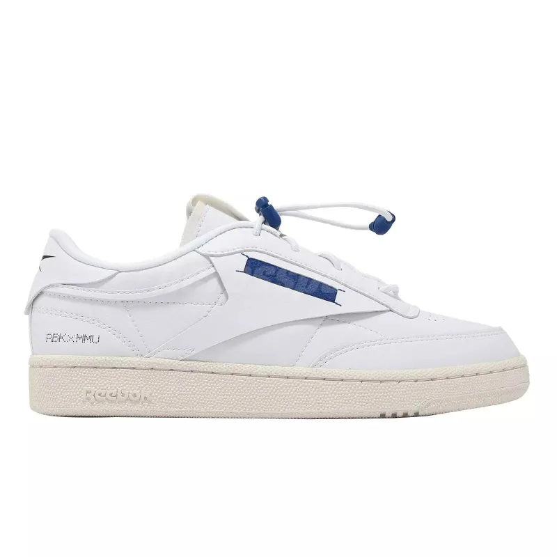 Reebok Men's Milk Club C 85 Vegan Shoes - Ftwwht/Chalk/Vecblu sold by Zulily