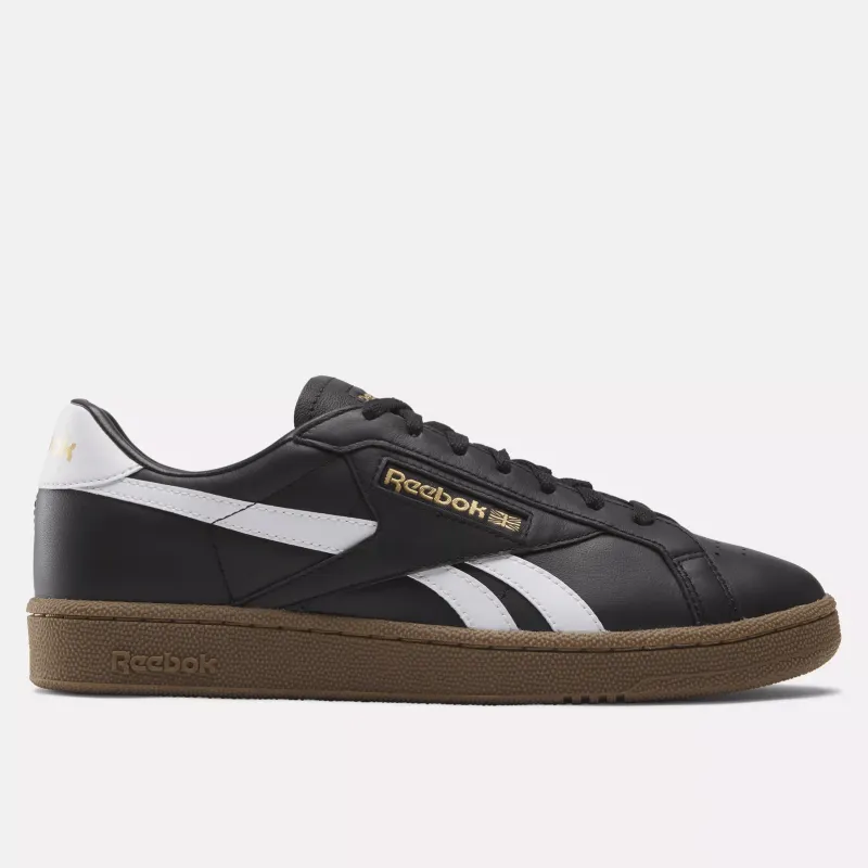 Reebok Men's Club C Grounds Uk Shoes - Black/White/Gum sold by Zulily