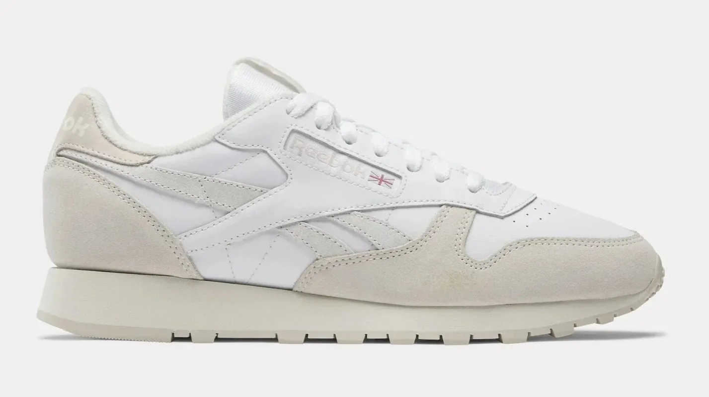 Reebok Men's Classic Leather Shoes - Ftwwht/Chalk/Stucco sold by Zulily
