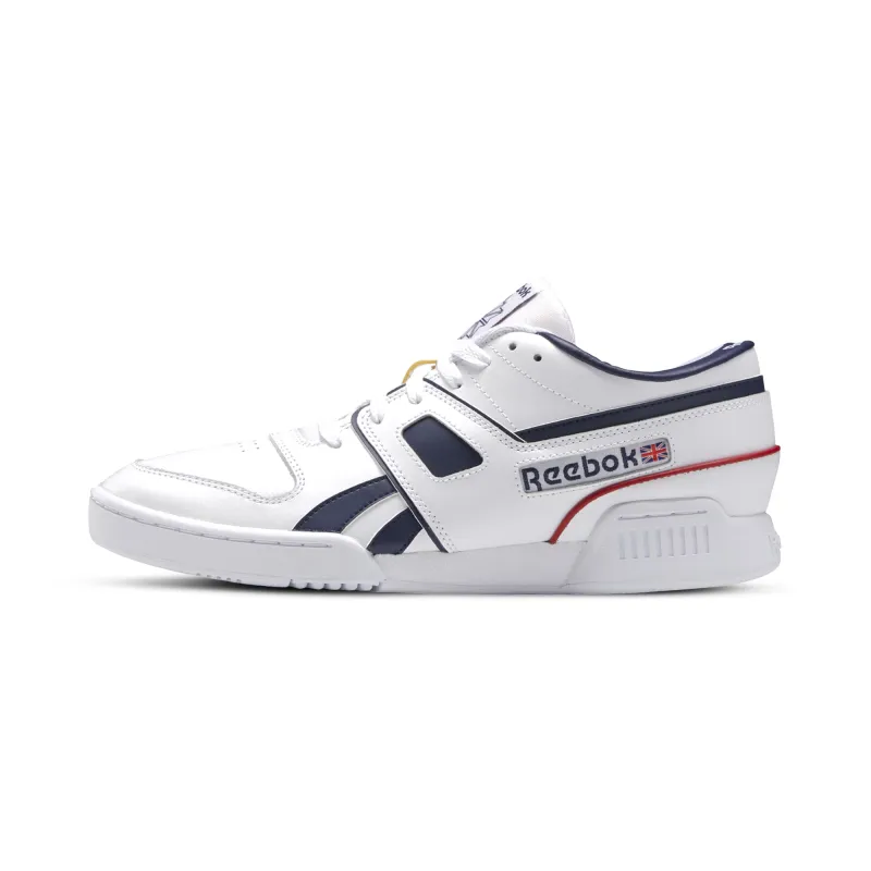 Reebok Men's Pro Workout Lo Mu Shoes - White/Vecnav/Vecred sold by Zulily