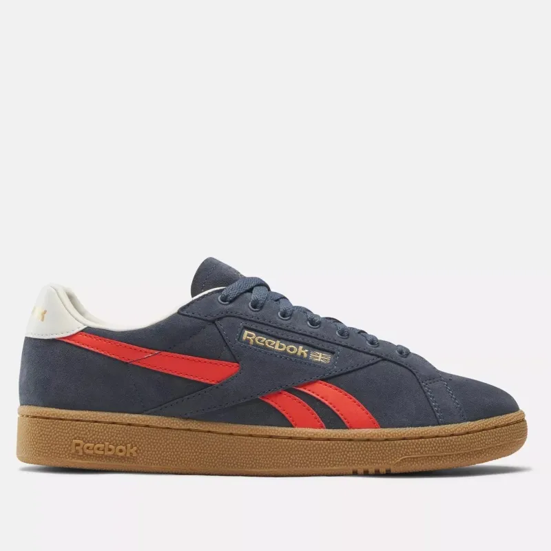 Reebok Men's Club C Grounds Uk Shoes - Eacobl/Dynred/Chalk sold by Zulily