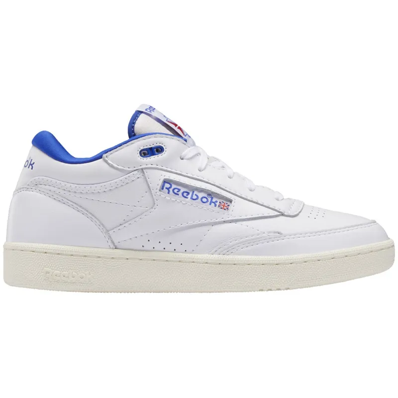 Reebok Men's Club C Mid II Vintage Shoes - Ftwwht/Brgcob/Clawht made by Reebok