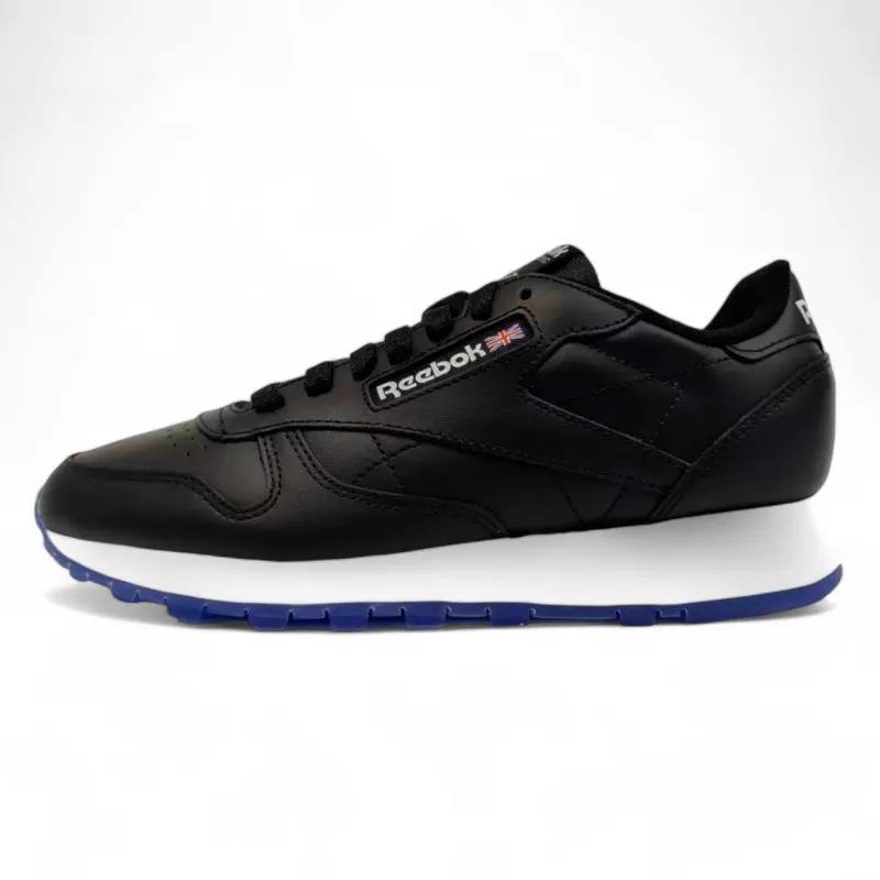 Reebok Men's Classic Leather Shoes - Coreblk/Corblk/Ftwh sold by Zulily