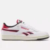 Reebok Men's Club C Revenge Shoes - White/Vectorred/Black sold by Zulily