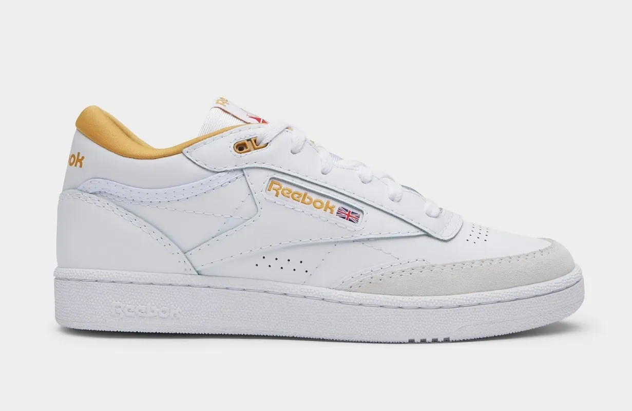 Reebok Men's Club C Mid II Shoes - Ftwwht/Ftwwht/Retgol made by Reebok