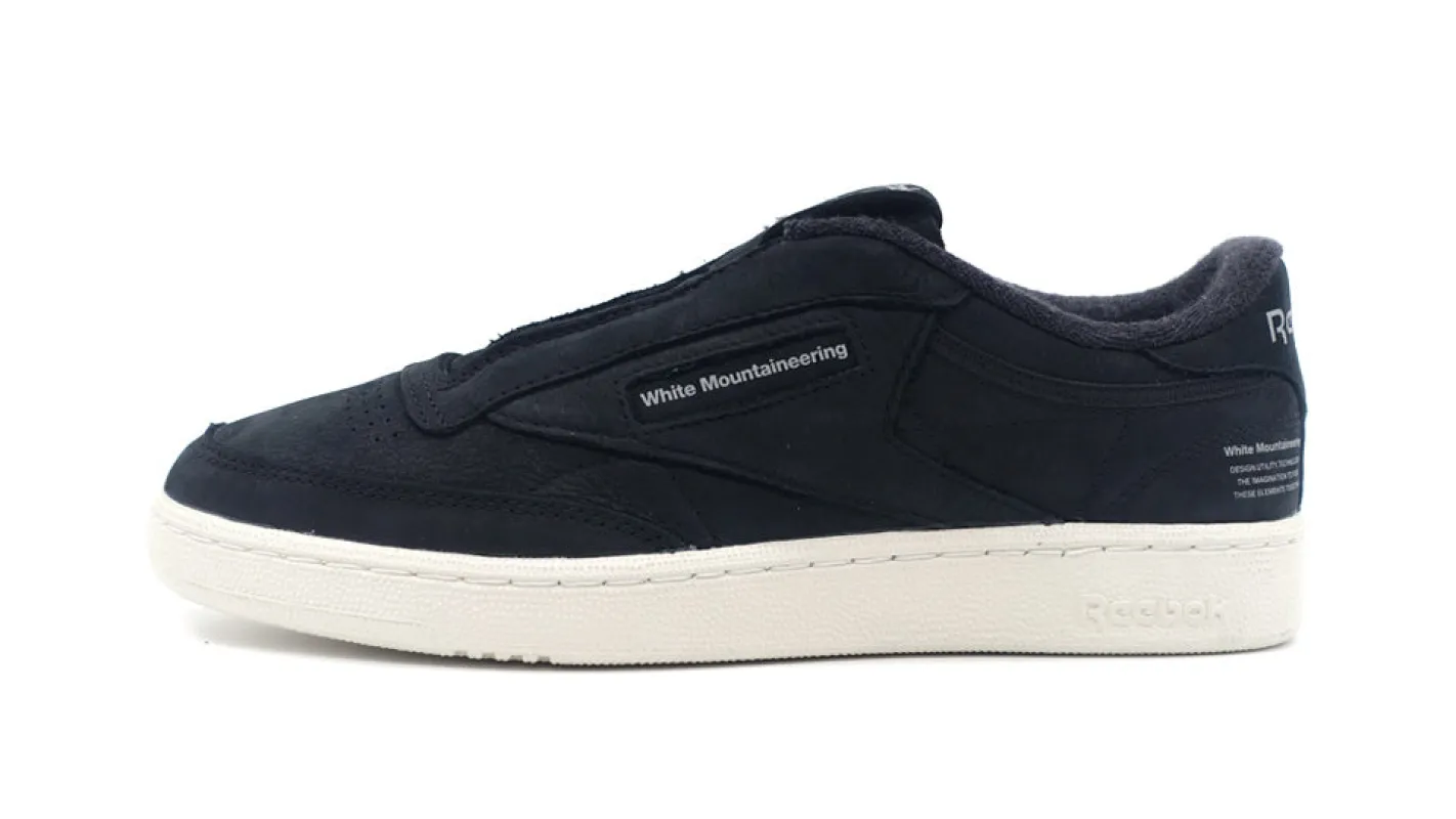 Reebok Men's Club C 85 Wm Shoes - Black/Chalk/Grey sold by Zulily
