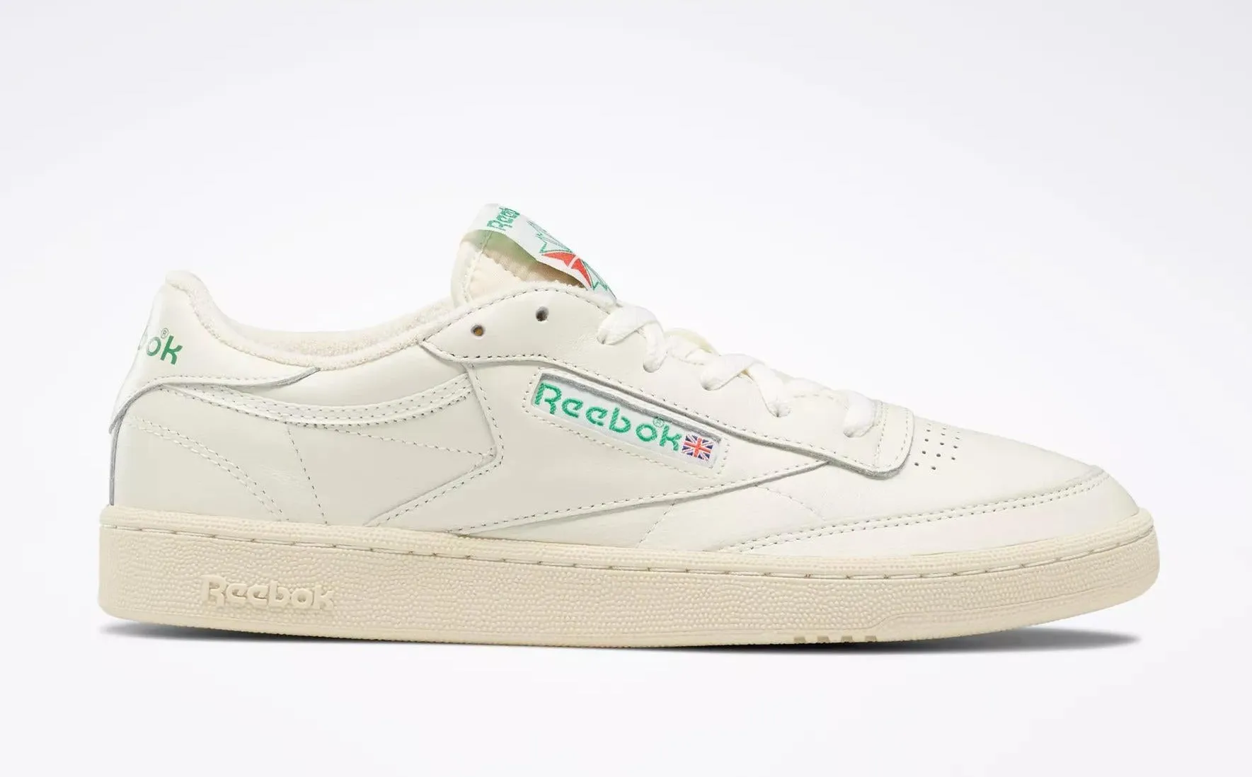 Reebok Men's Club C 85 Vintage Shoes - Chalk/Papwht/Glegrn sold by Zulily