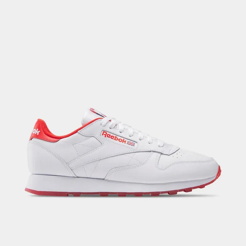 Reebok Men's Classic Leather Ftwh Shoes - Ftwwht/Ftwwht/Insred sold by Zulily