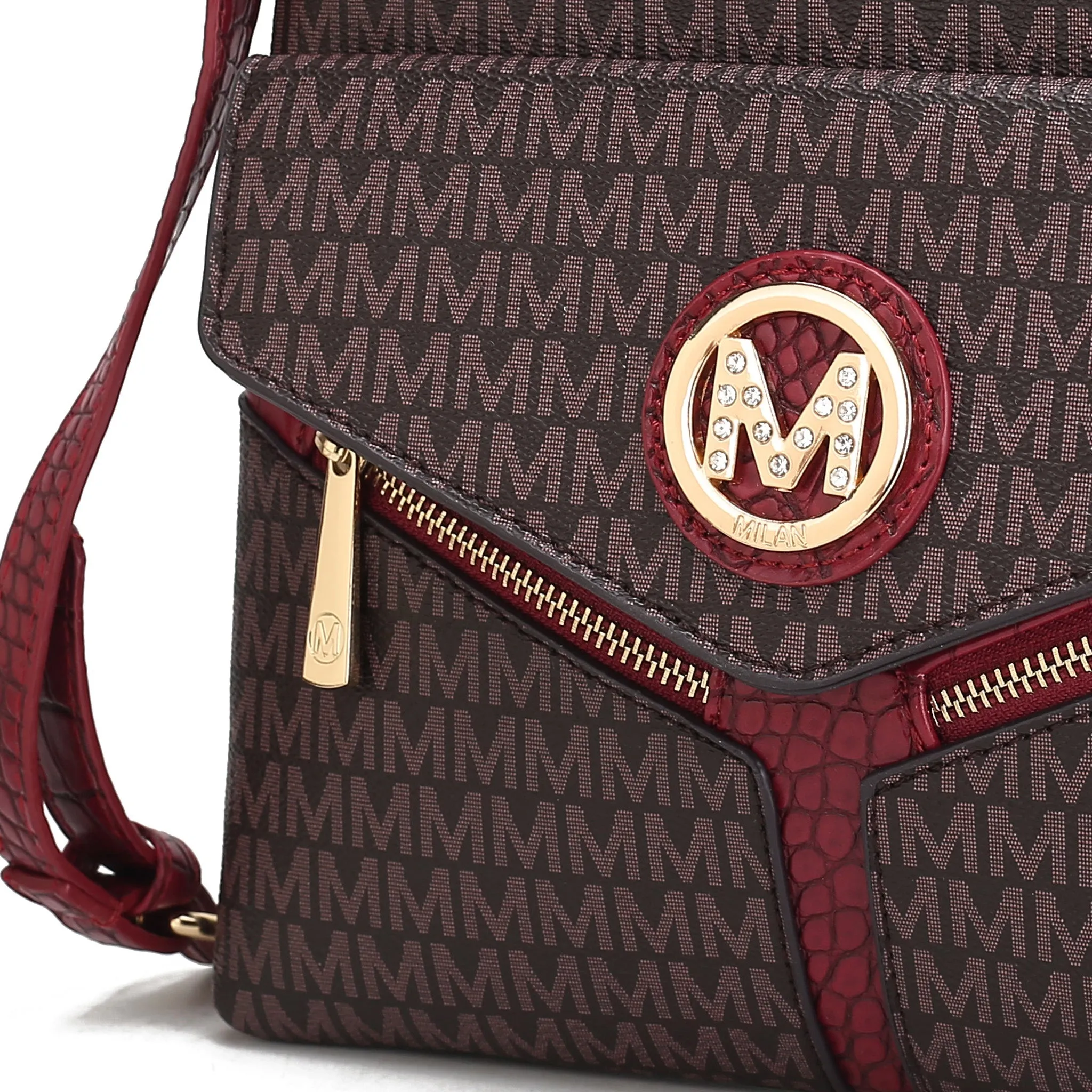 MKF Collection Women's Tania Signature Crossbody Bag sold by Zulily product image thumbnail 5