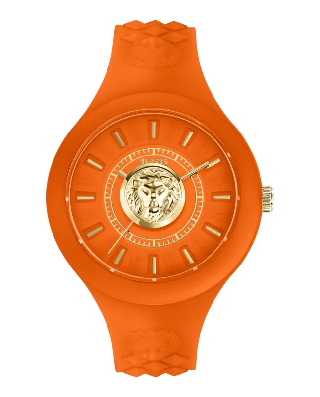 Versus Versace Fire Island Lion Strap Watch sold by Zulily