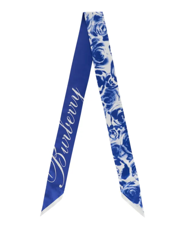 Burberry Rose-Printed Silk Scarf sold by Zulily