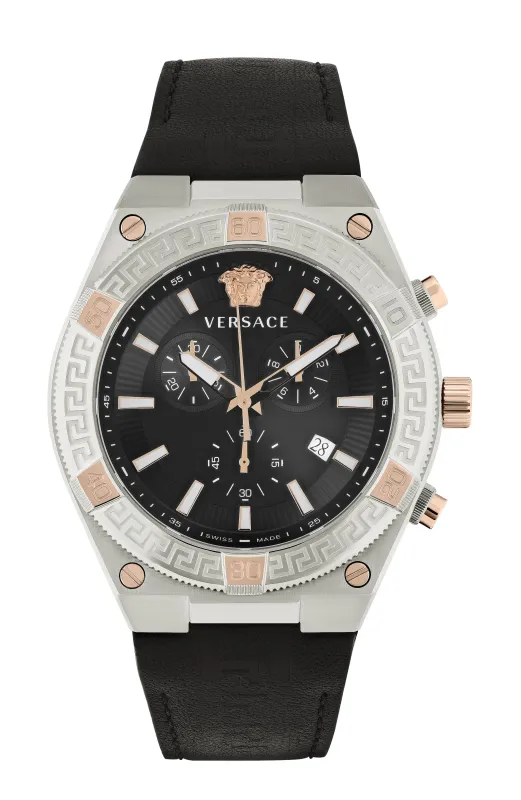 Versace V-Sporty Greca Leather Watch sold by Zulily
