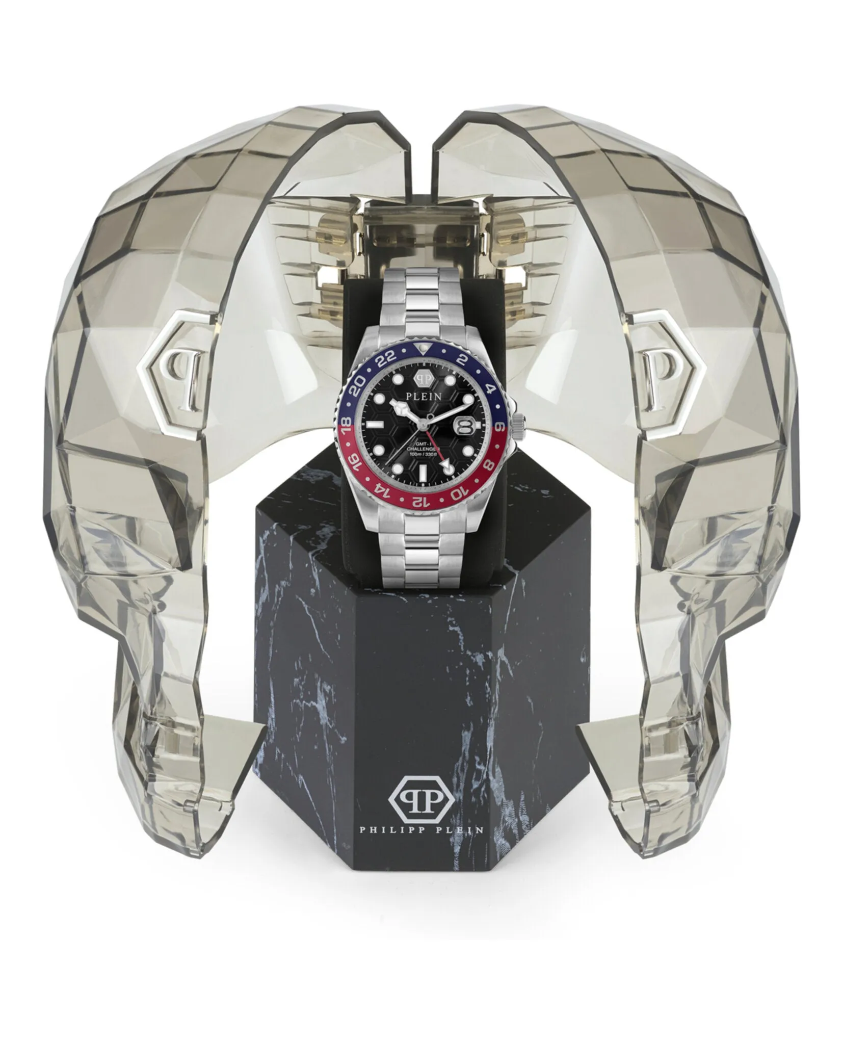 Philipp Plein GMT-I Challenger Bracelet Watch sold by Zulily product image thumbnail 4