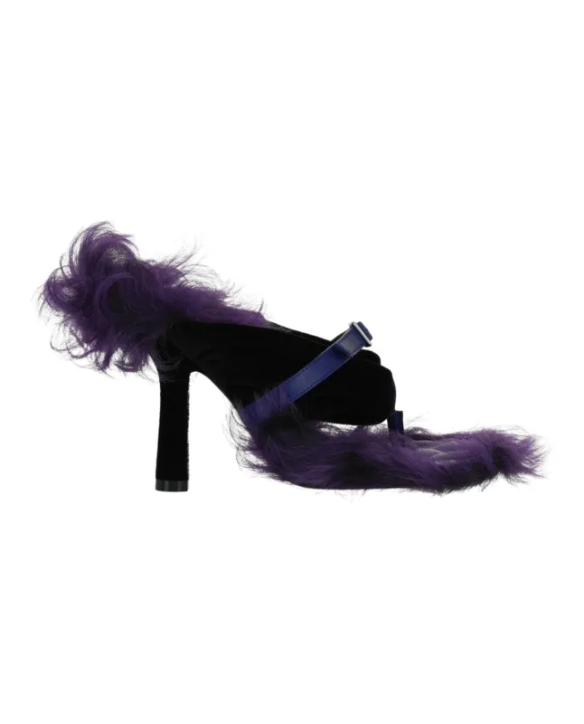 Burberry Step Post Heel Sandals sold by Zulily