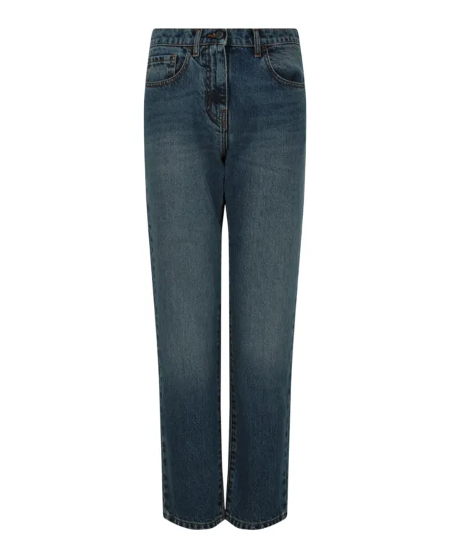 Palm Angels Intarsia Regular Fit Jeans sold by Zulily