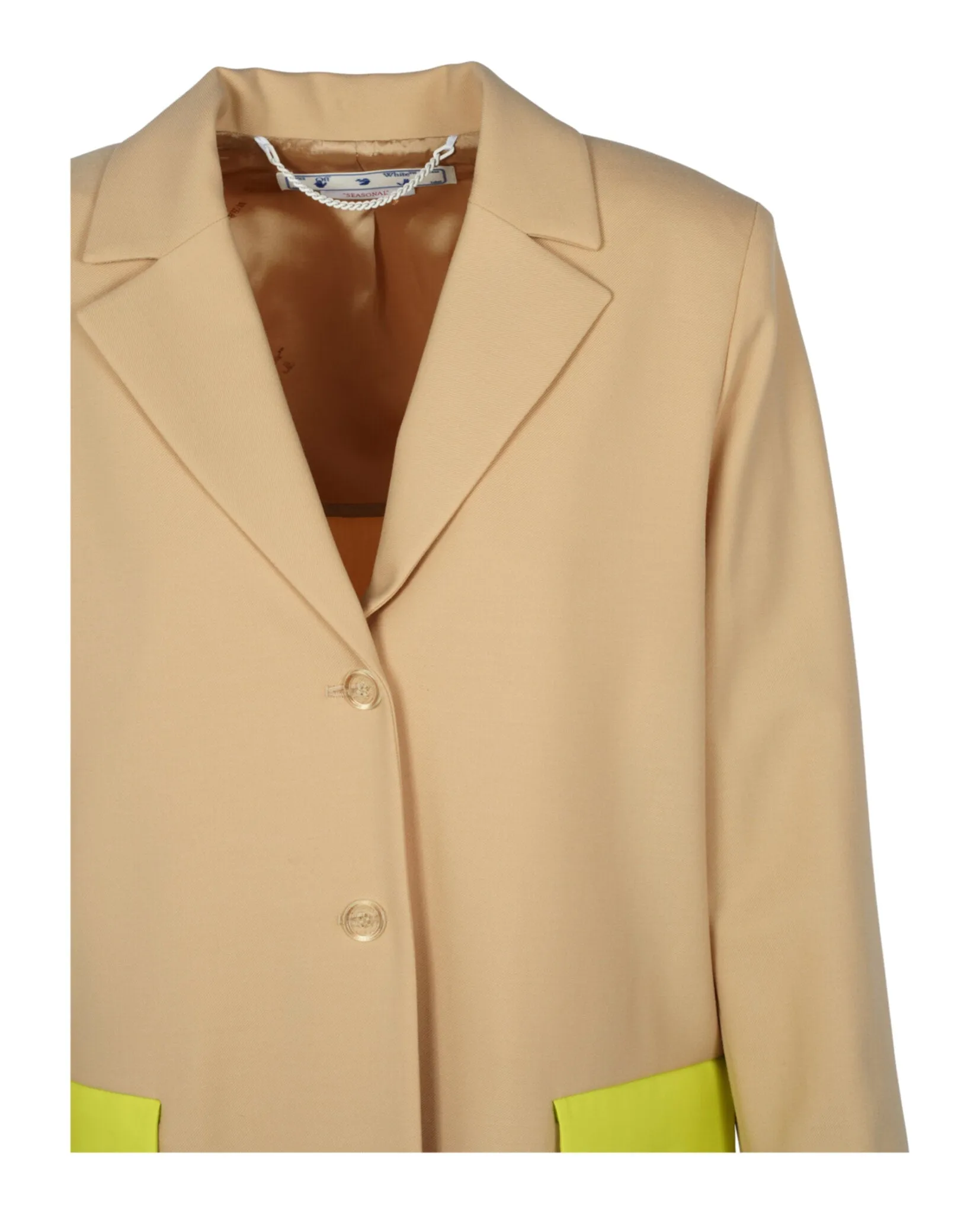 Off-White Active Light Wool Blend Tomboy Jacket sold by Zulily product image thumbnail 3