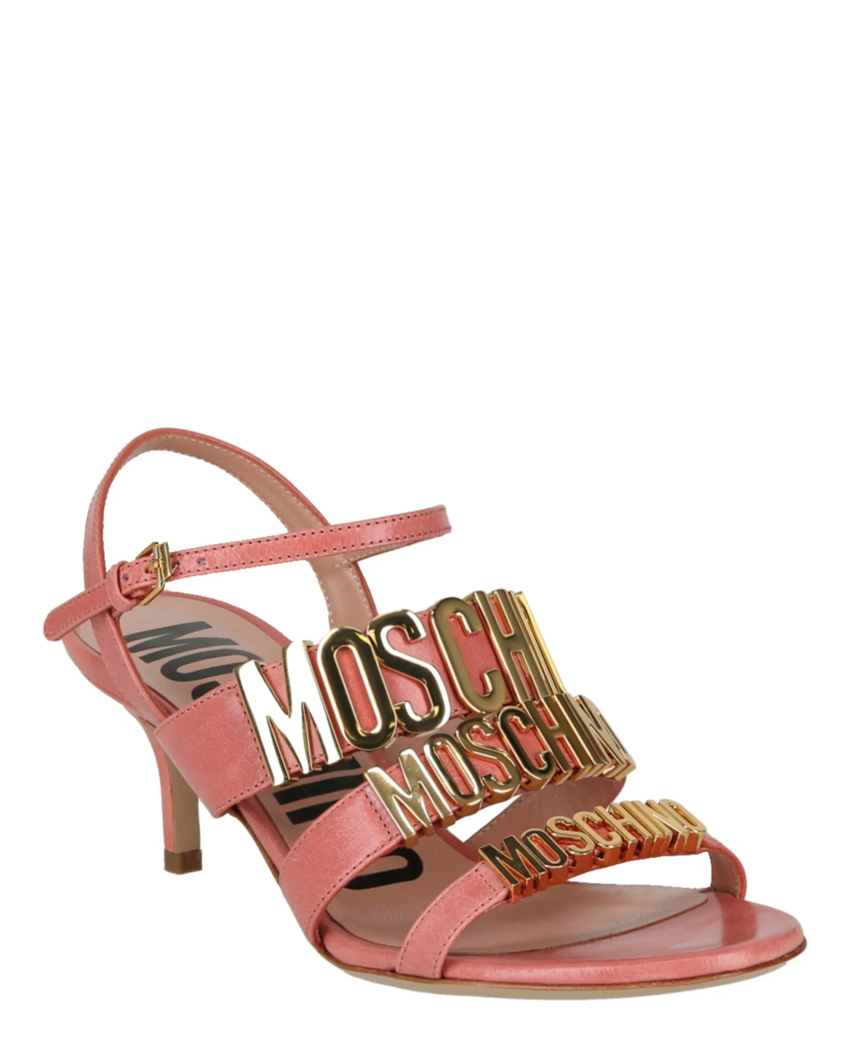 Moschino Degrade Metal Logo Heeled Sandals sold by Zulily product image thumbnail 2