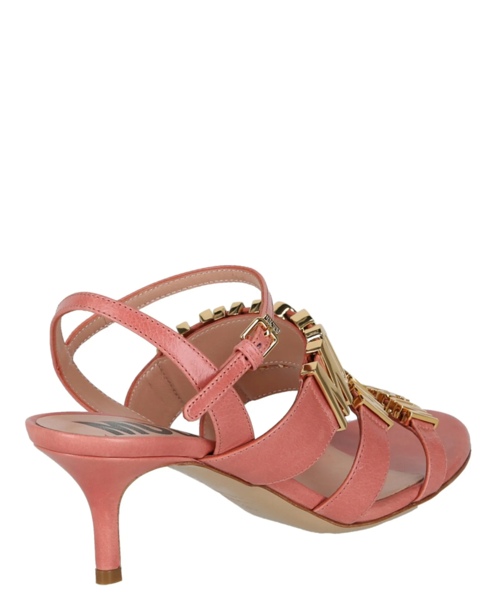 Moschino Degrade Metal Logo Heeled Sandals sold by Zulily product image thumbnail 3