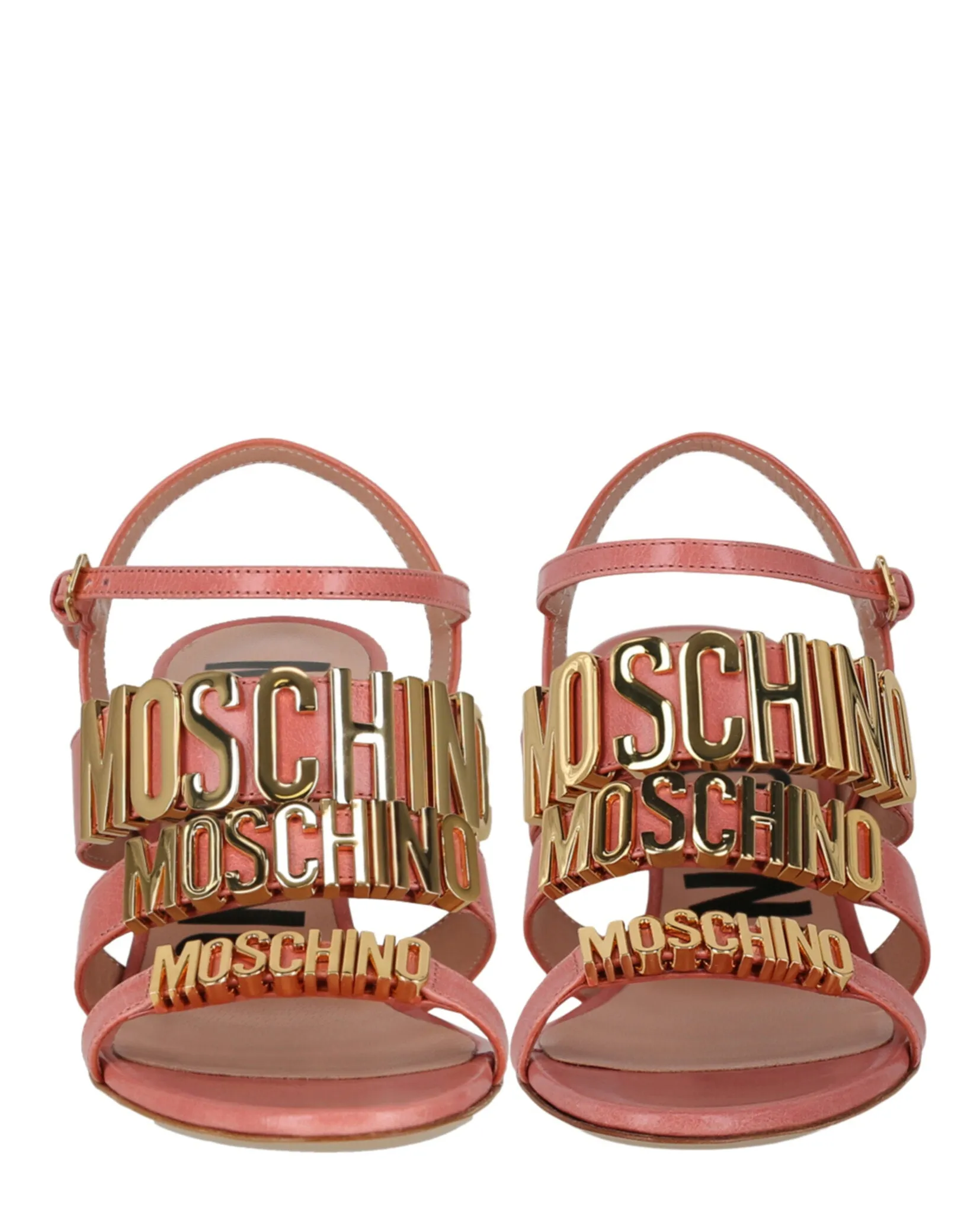 Moschino Degrade Metal Logo Heeled Sandals sold by Zulily product image thumbnail 5