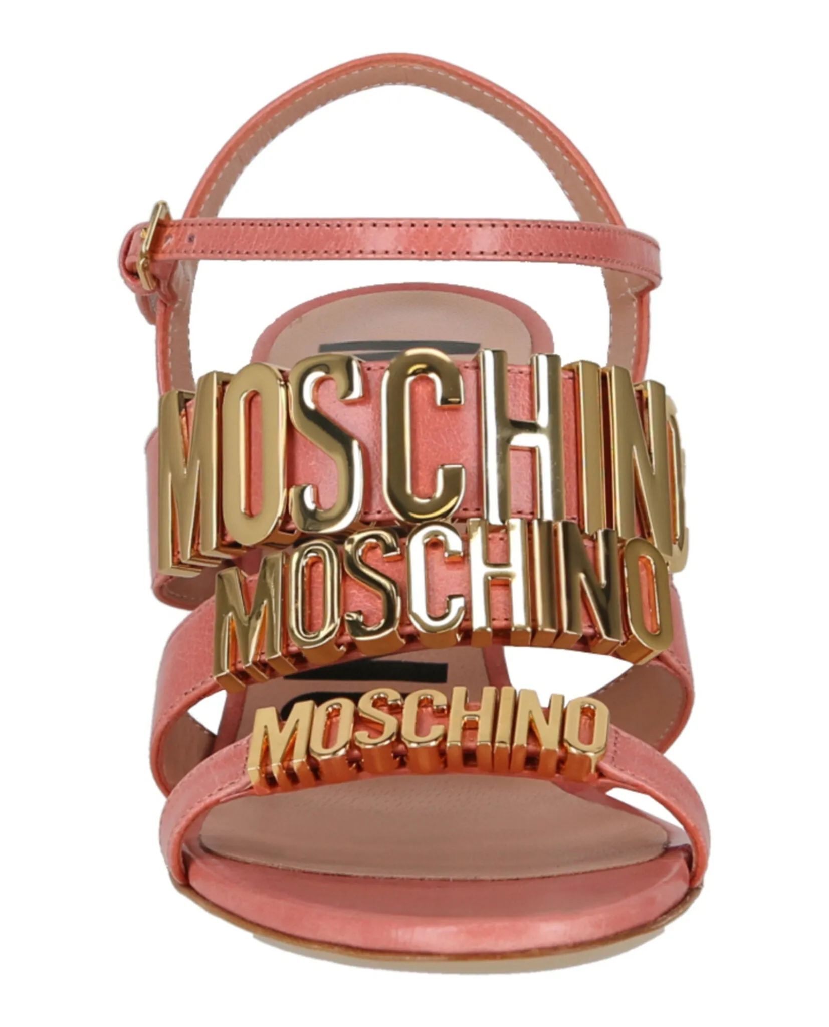 Moschino Degrade Metal Logo Heeled Sandals sold by Zulily product image thumbnail 4