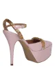 Moschino Logo Lettering Ankle Strap Pumps sold by Zulily
