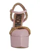 Moschino Logo Lettering Ankle Strap Pumps sold by Zulily