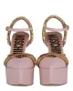 Moschino Logo Lettering Ankle Strap Pumps sold by Zulily