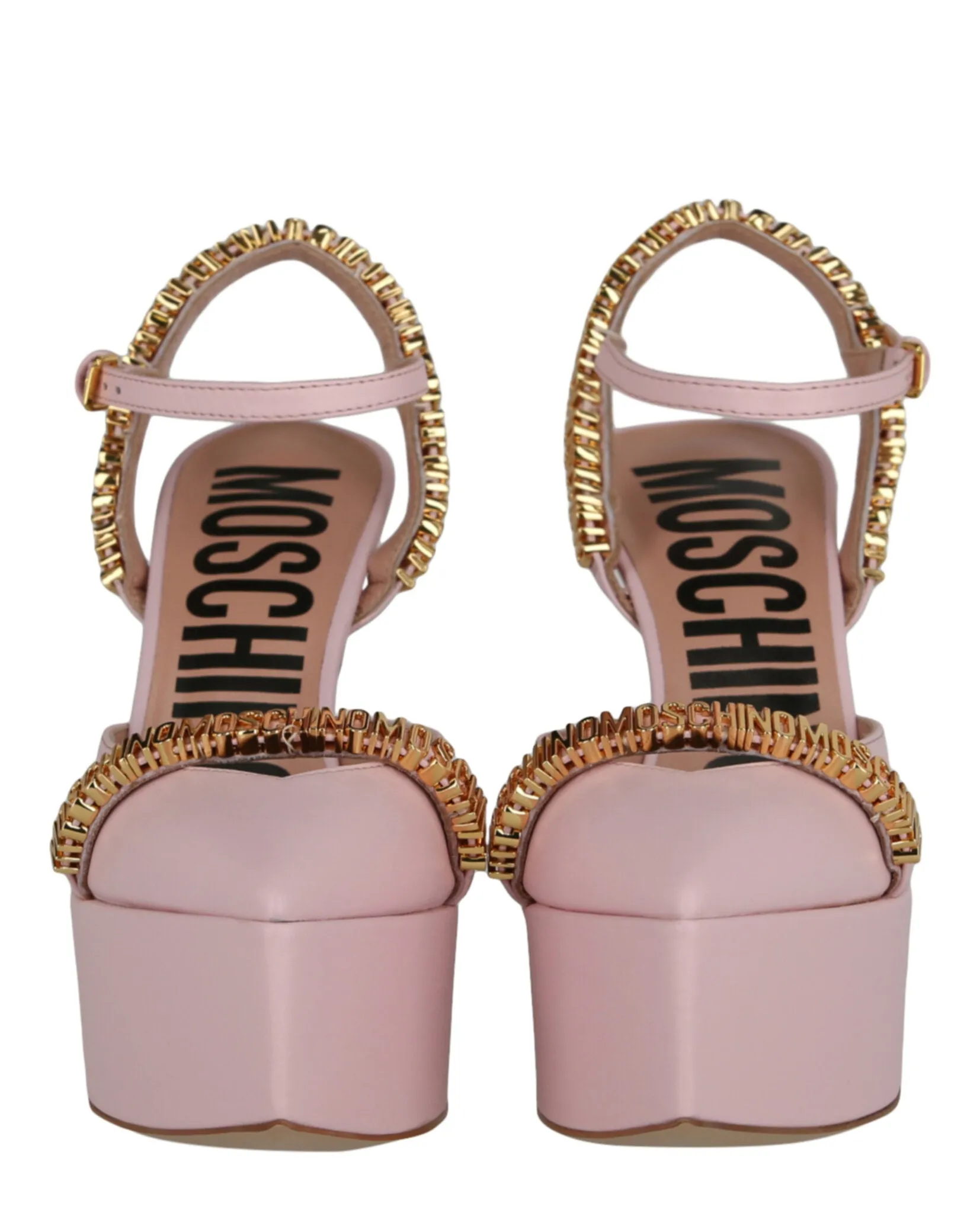 Moschino Logo Lettering Ankle Strap Pumps sold by Zulily product image thumbnail 5