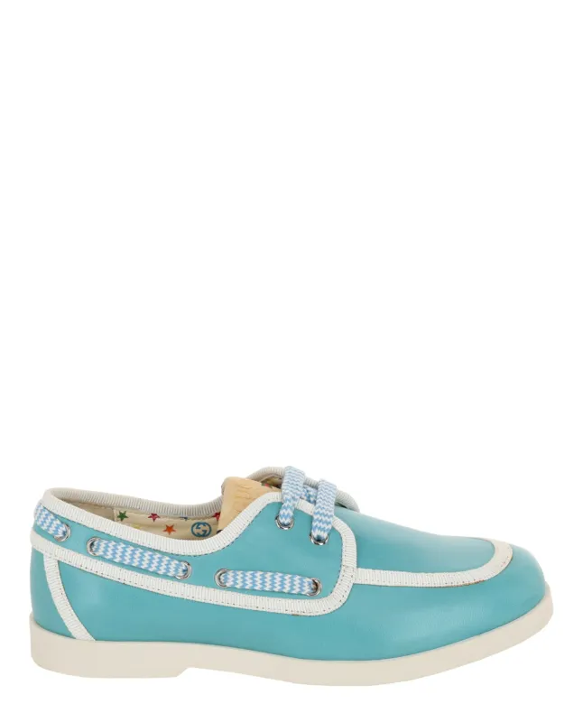 Gucci Leather Boat Shoes sold by Zulily