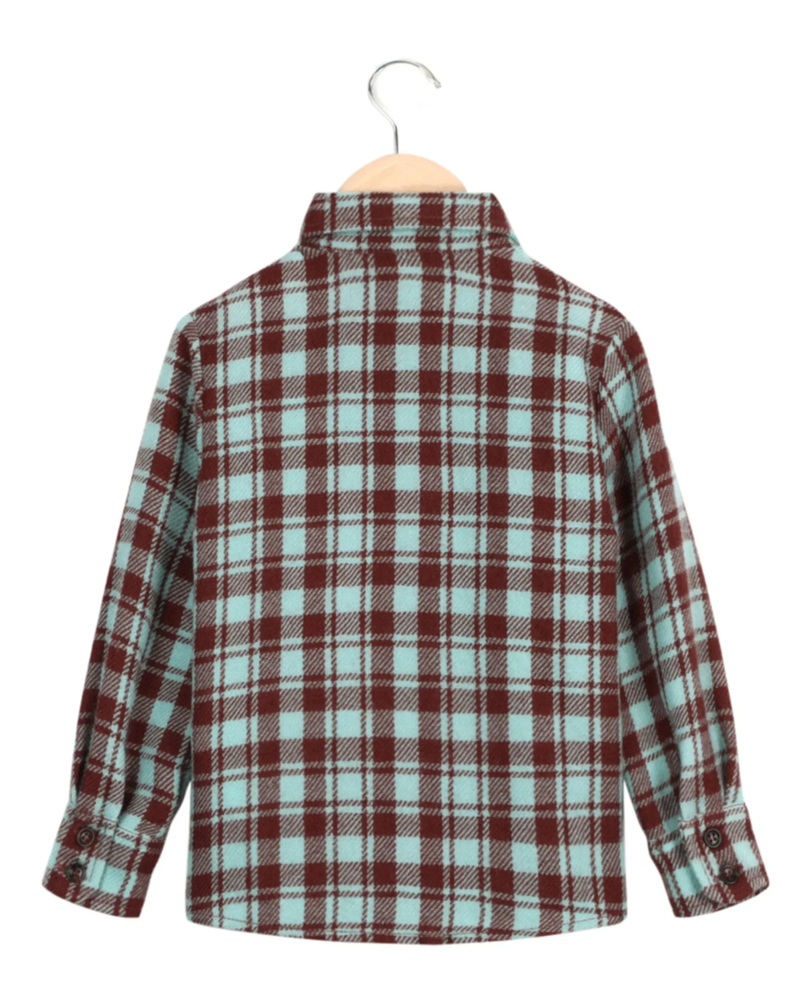 Gucci Check Patterned Wool Shirt sold by Zulily product image thumbnail 2