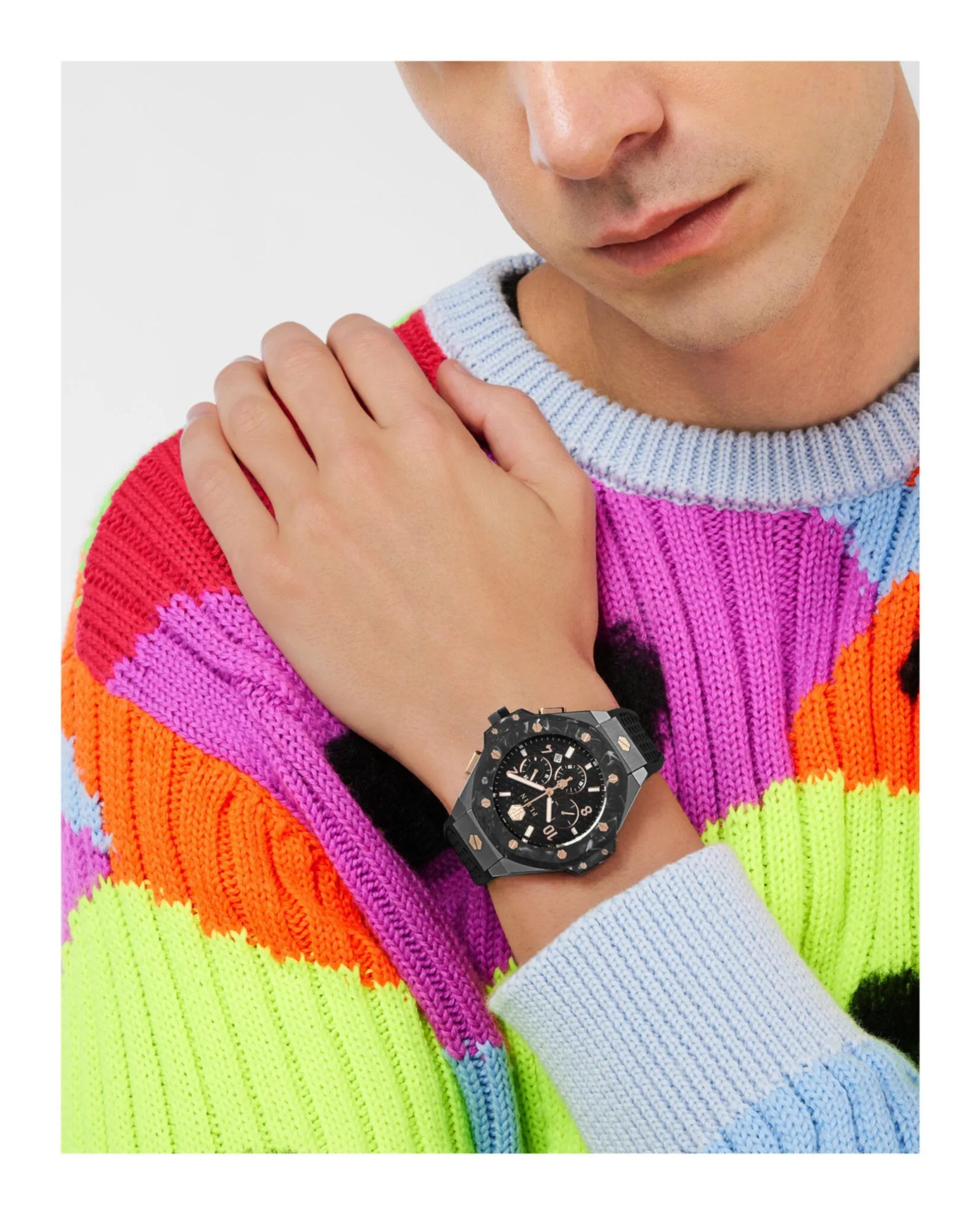 Philipp Plein Plein Chrono Royal Silicone Watch sold by Zulily product image thumbnail 5