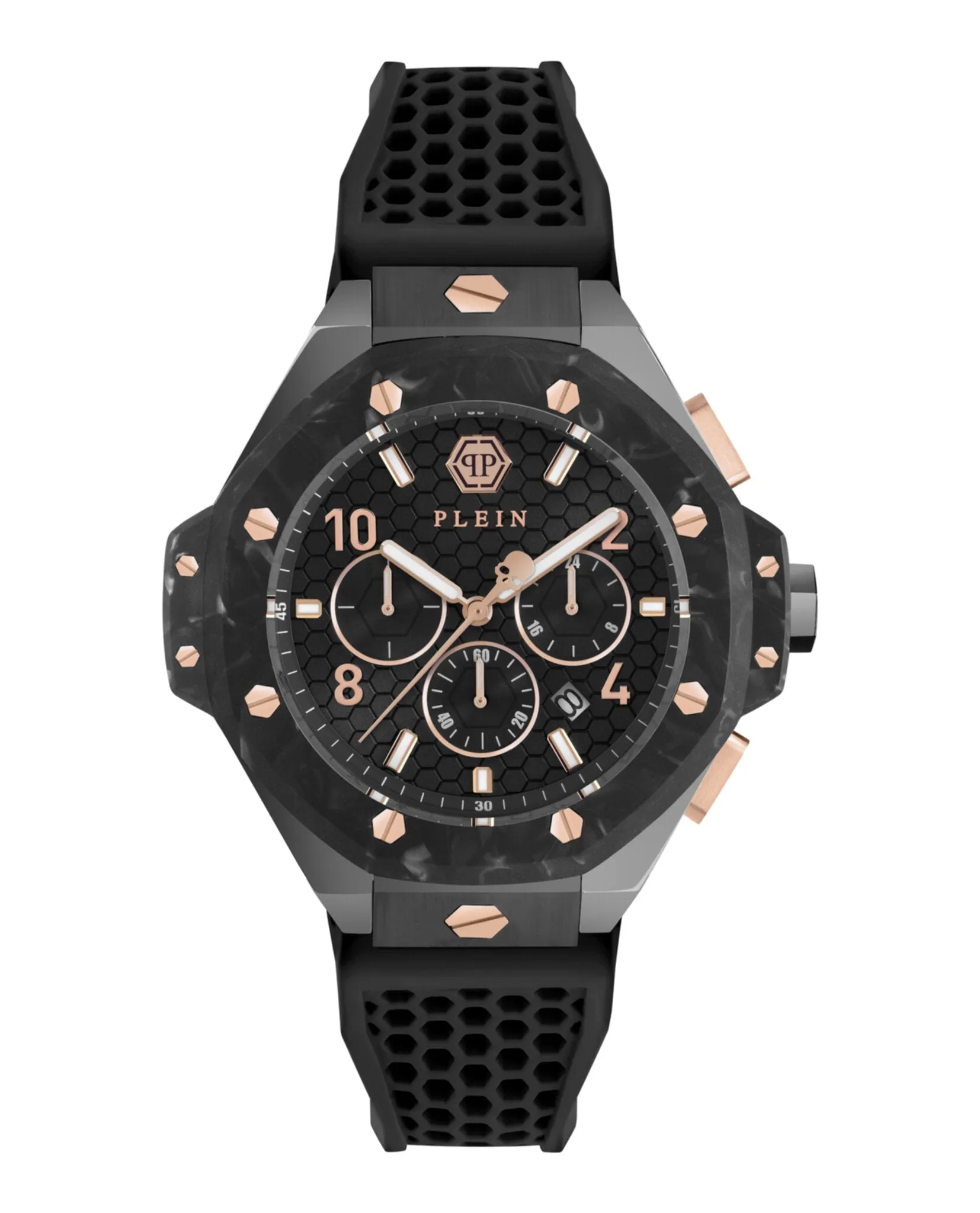 Philipp Plein Plein Chrono Royal Silicone Watch sold by Zulily