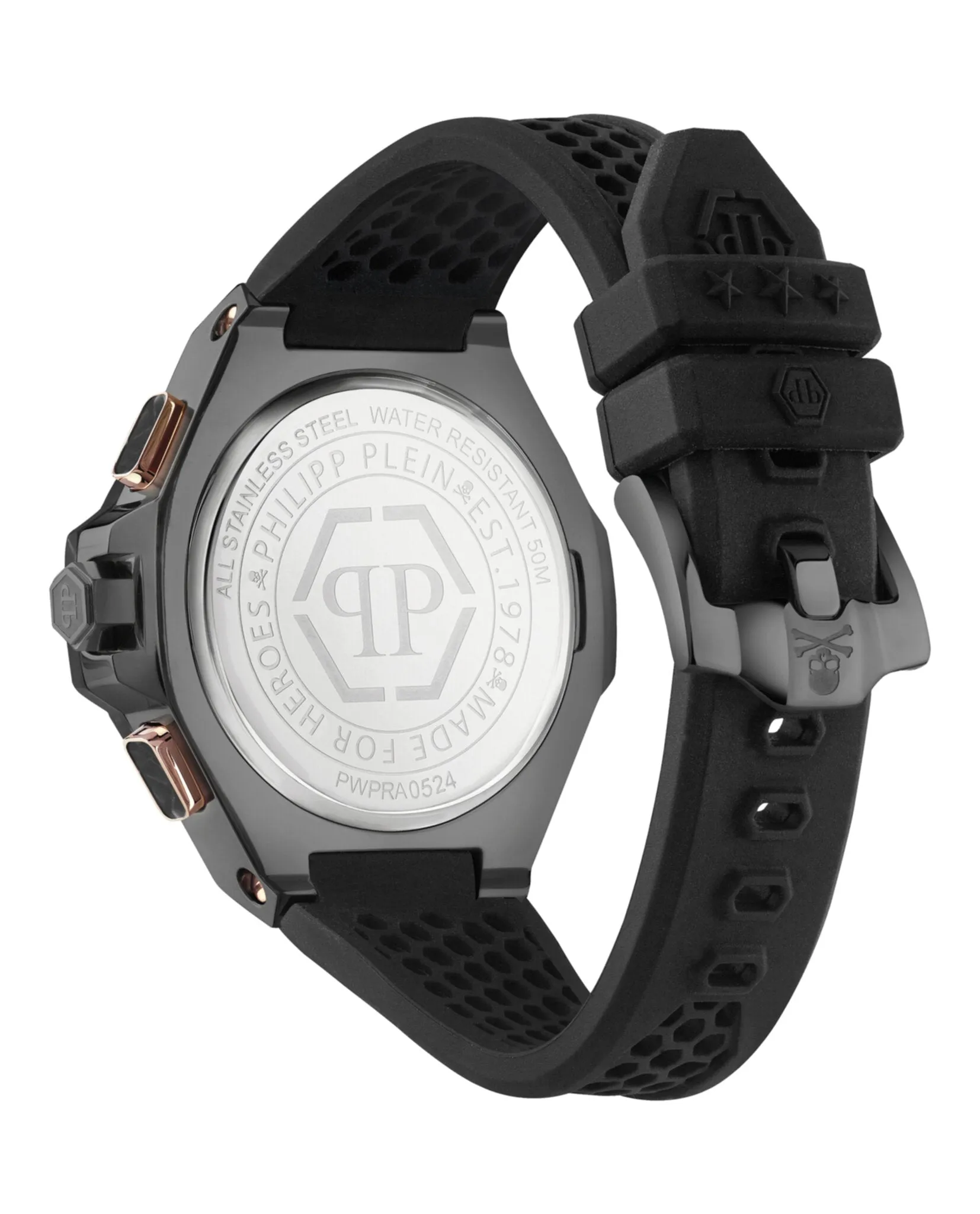 Philipp Plein Plein Chrono Royal Silicone Watch sold by Zulily product image thumbnail 3