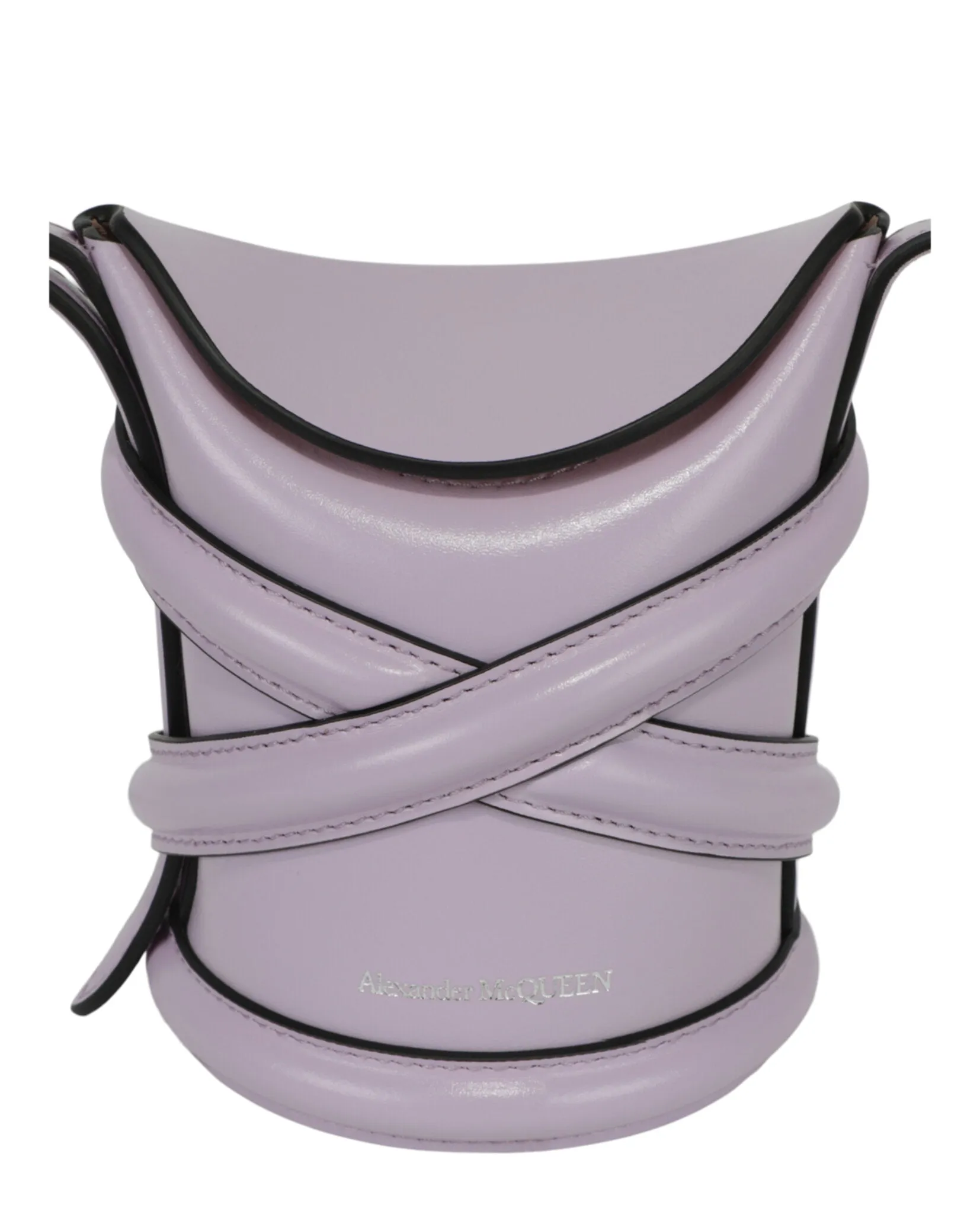 Alexander McQueen Mini Curve Leather Bucket Bag sold by Zulily product image thumbnail 3