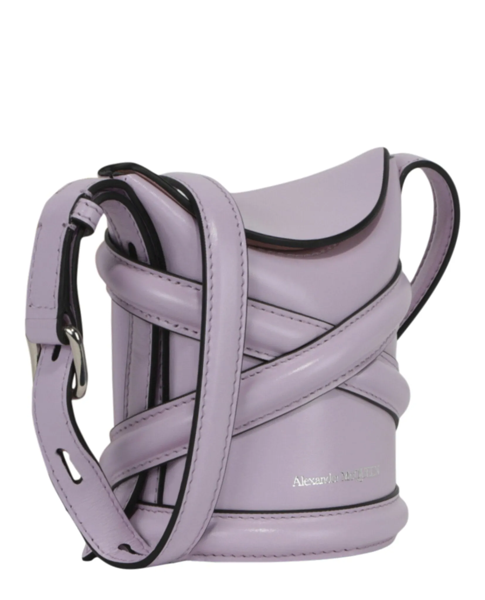 Alexander McQueen Mini Curve Leather Bucket Bag sold by Zulily product image thumbnail 2