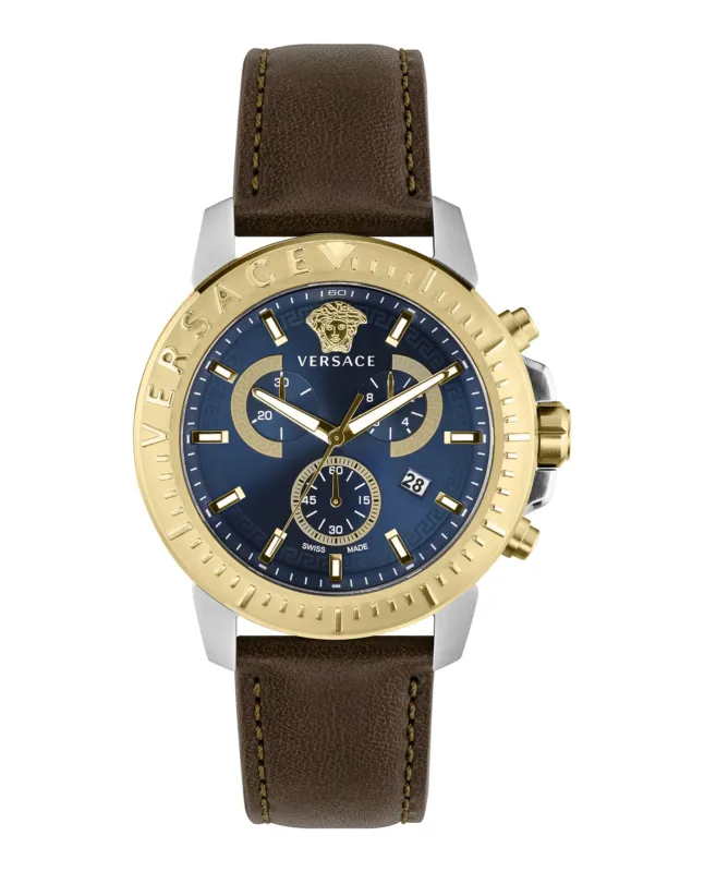 Versace New Chrono Strap Watch sold by Zulily
