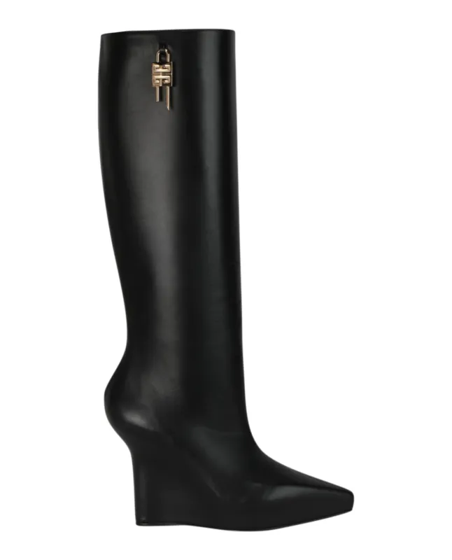 Givenchy G-Lock Knee-High Wedge Boots sold by Zulily