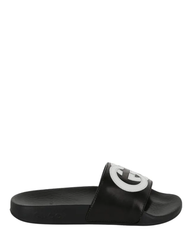 Gucci Interlocking G Slides sold by Zulily