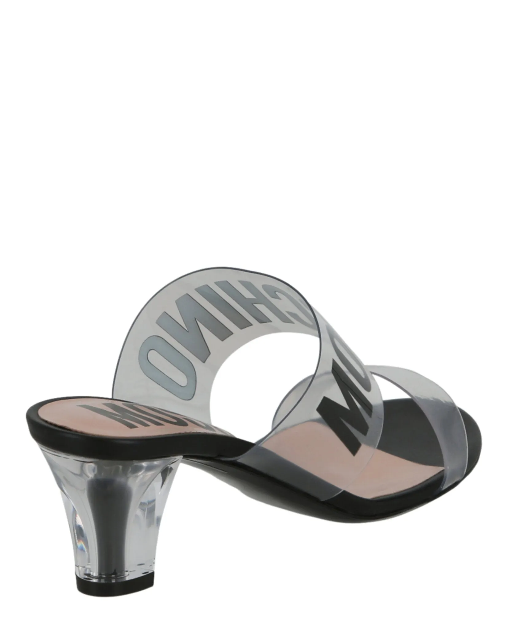 Moschino Logo Transparent Heel Sandals sold by Zulily product image thumbnail 3