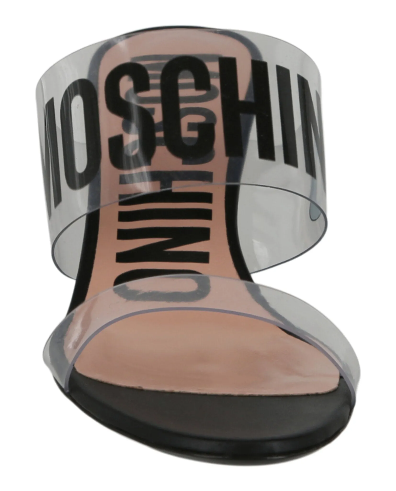 Moschino Logo Transparent Heel Sandals sold by Zulily product image thumbnail 4