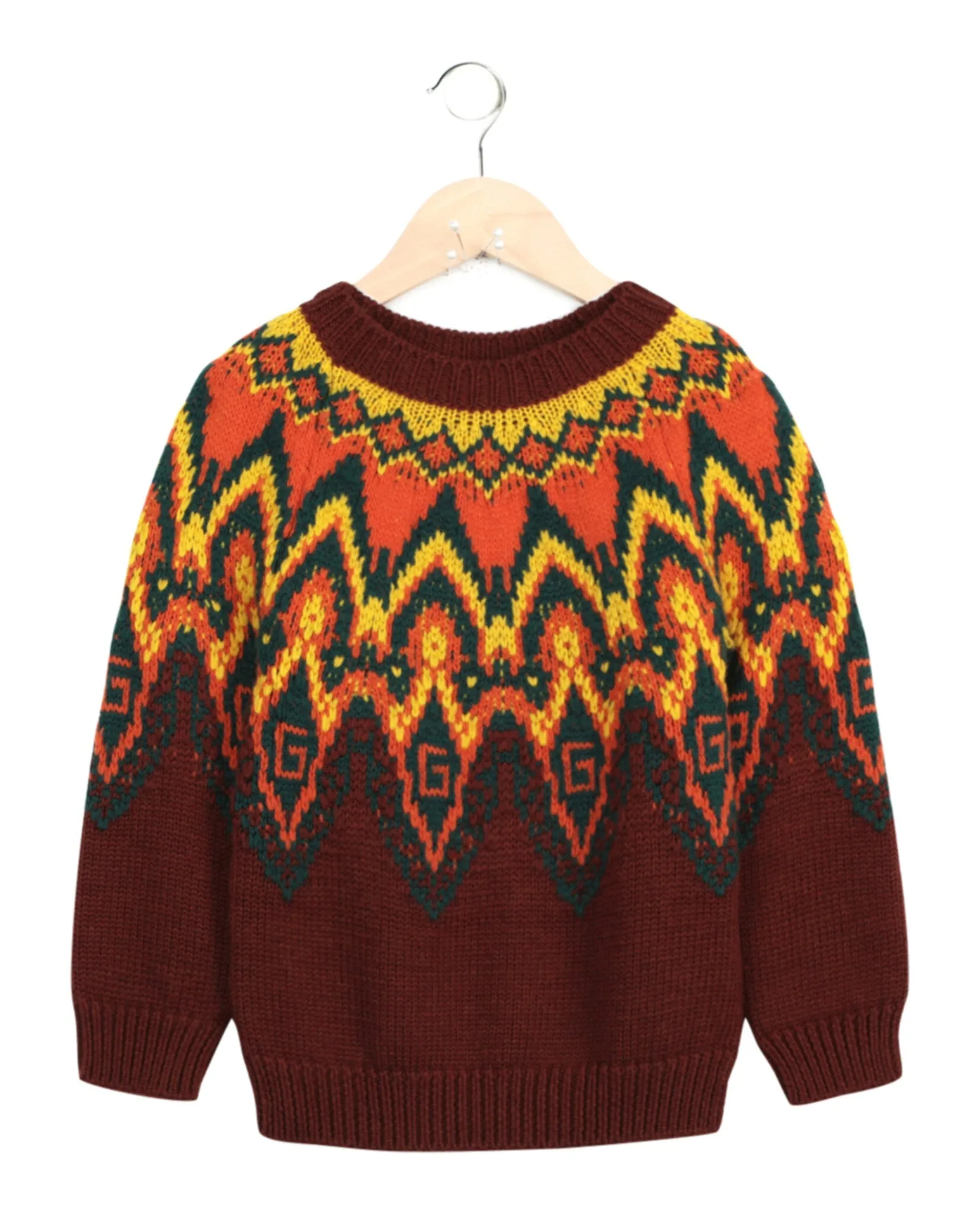 Gucci Geo Patterned Wool Sweater sold by Zulily