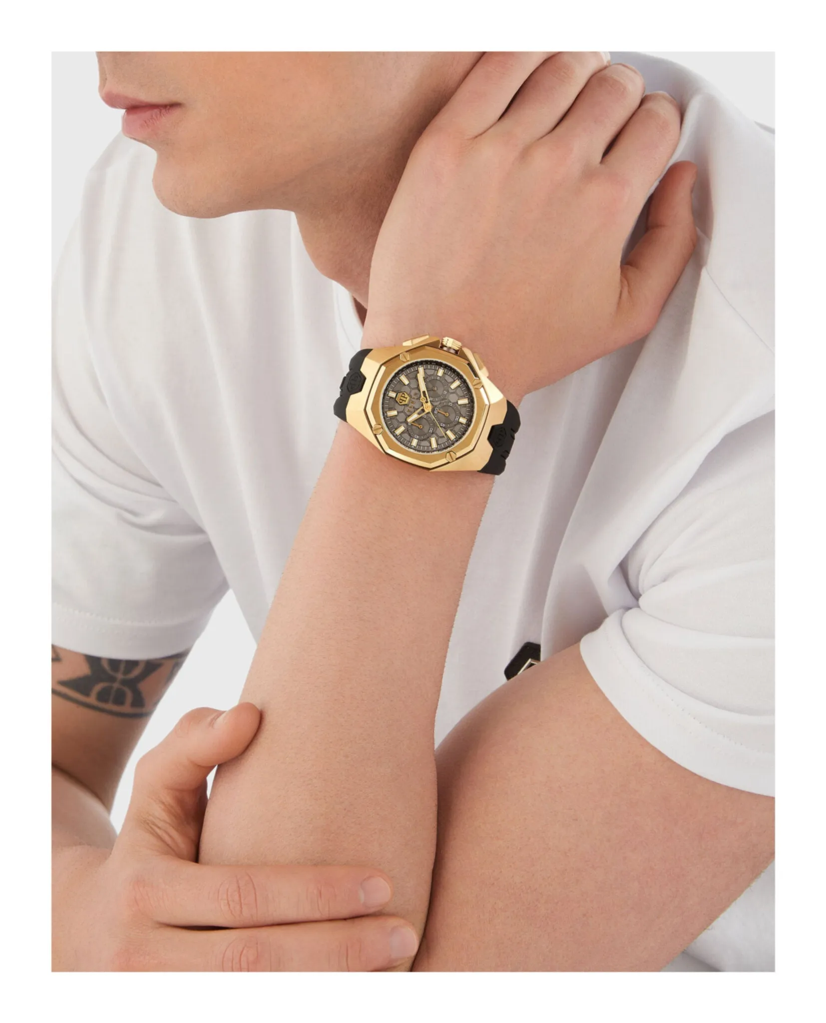 Philipp Plein Octagon Chronograph Watch sold by Zulily product image thumbnail 5